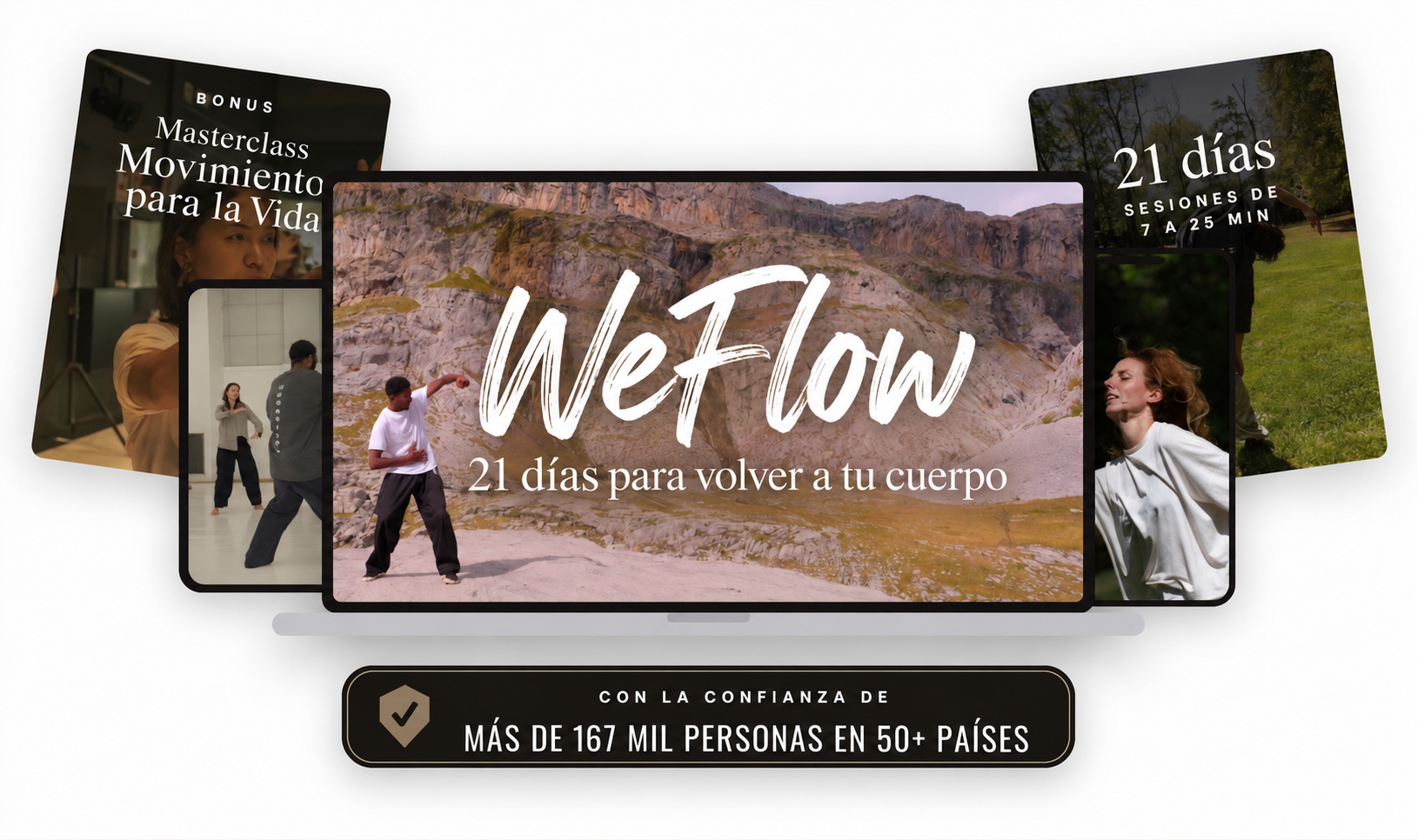 WeFlow en computadora portátil, tablet y celular